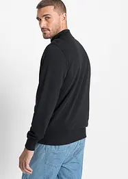 Sweat zippé à col montant, bonprix