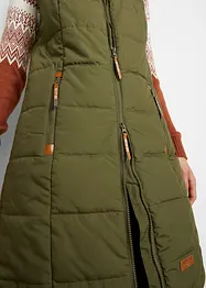 Gilet sans manches long à col montant, bonprix