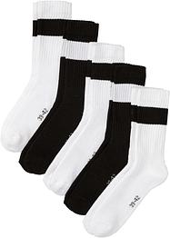 Lot de 5 paires de chaussettes de tennis thermo avec intérieur en éponge avec coton, bpc bonprix collection