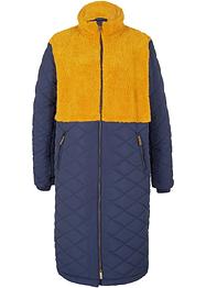 Manteau matelassé avec empiècement fourrure peluche, John Baner JEANSWEAR