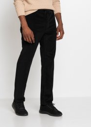 Pantalon chino à taille extensible Slim Fit en velours côtelé, Straight, bpc selection