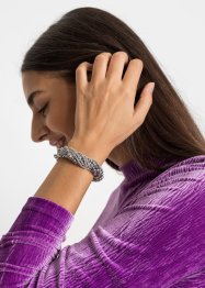 Bracelet multi rang  avec pierres de verre, bpc bonprix collection