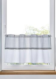 Brise-bise en coton avec carreaux, bpc living bonprix collection