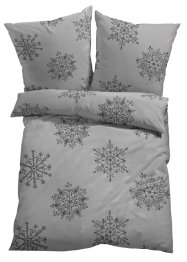 Parure de lit avec flocons de neige, bpc living bonprix collection