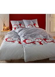 Parure de lit avec bonhomme de neige, bpc living bonprix collection