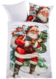Parure de lit réversible avec Père Noël, bpc living bonprix collection