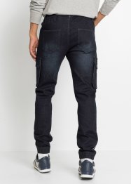 Jean cargo à taille extensible Regular Fit, Tapered, RAINBOW