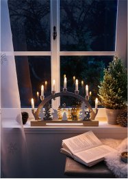 Objet déco LED arc lumineux avec décor hivernal, bpc living bonprix collection