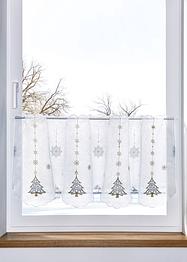 Brise-bise avec broderie sapin, bpc living bonprix collection