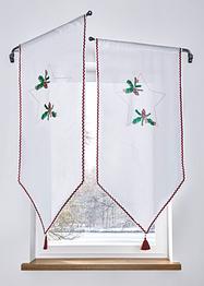 Vitrage en coton avec broderie Noël (1 pce.), bpc living bonprix collection