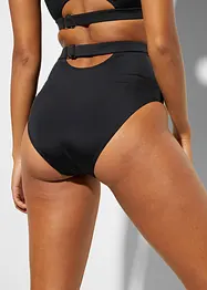 Bas de bikini taille haute en polyamide recyclé, largeur réglable, bonprix