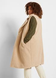 Gilet long sans manches en synthétique imitation fourrure, bpc selection