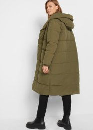 Manteau oversize matelassé avec capuche, en polyester recyclé, bpc bonprix collection