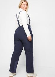 Pantalon de ski thermo avec bretelles amovibles, étanche, Straight, bpc bonprix collection
