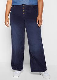 Pantalon en velours côtelé extensible, Wide, John Baner JEANSWEAR
