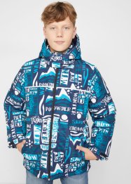 Veste de ski graffiti garçon, étanche et coupe-vent, bpc bonprix collection