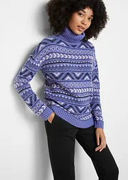 Pull à motif norvégien, bonprix