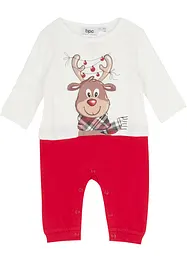 Combinaison de Noël bébé en coton, bonprix