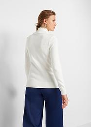 Pull coton à col roulé, bpc bonprix collection