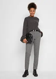 Pantalon taille extensible à carreaux, bonprix