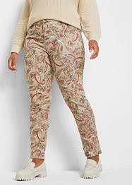 Pantalon extensible avec imprimé paisley, bpc selection