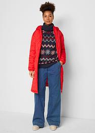 Pull à col roulé avec motif norvégien, John Baner JEANSWEAR