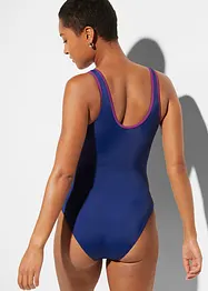 Maillot 1 pièce séchage rapide avec empiècements contrastants, bonprix