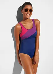 Maillot 1 pièce sportif avec empiècements contrastants, bonprix