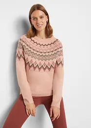 Pull norvégien à col haut, bonprix