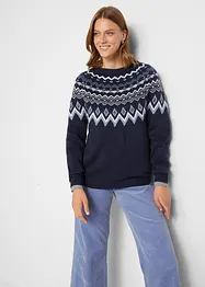 Pull norvégien à col haut, bonprix