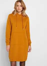 Robe sweat à capuche et élastique à la base, bonprix