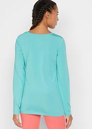 T-shirt de sport long avec polyester recyclé, bpc bonprix collection