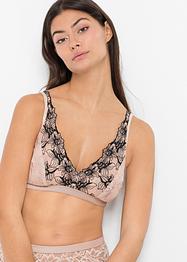 Soutien-gorge brassière sans armatures avec belle broderie, BODYFLIRT