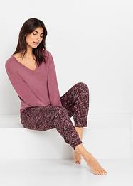 Pyjama avec T-shirt oversized, bpc bonprix collection