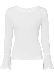 T-shirt côtelé à manches trompette en coton  Cradle to Cradle Certified® niveau argent, RAINBOW