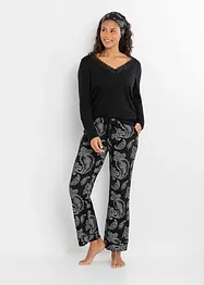 Pantalon de pyjama avec bandeau de front, bonprix