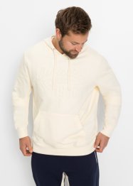 Sweat-shirt à capuche avec imprimé embossé, bpc bonprix collection