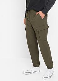 Pantalon taille extensible avec poches cargo Regular Fit, Straight, RAINBOW