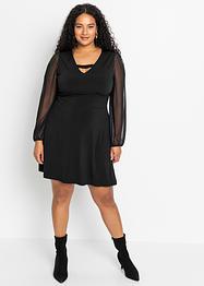 Robe en jersey avec manches en mesh, BODYFLIRT boutique
