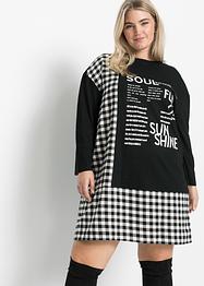 Robe avec empiècement tissé, RAINBOW
