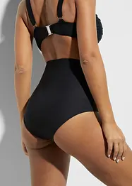 Bas de bikini sculptant taille haute, maintien fort, avec lien à nouer, bonprix