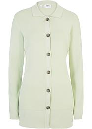 Gilet long en maille côtelée, bpc bonprix collection