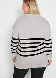 Pull à col polo et fentes latérales, bpc bonprix collection