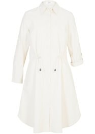Robe-chemise style utility en lin majoritaire avec élastique à la taille, bpc bonprix collection