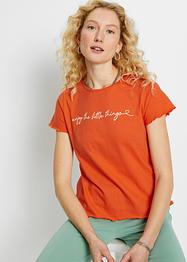 T-shirt avec inscription, RAINBOW