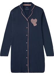 Chemise de nuit avec patte de boutonnage, bpc bonprix collection