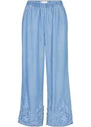 Jupe-culotte en Tencel avec dentelle, bpc selection premium