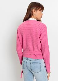 Gilet en maille portefeuille, BODYFLIRT