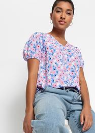 Blouse avec bordures smockées, RAINBOW