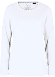 T-shirt manches longues avec col rond sans couture Essential, bpc bonprix collection